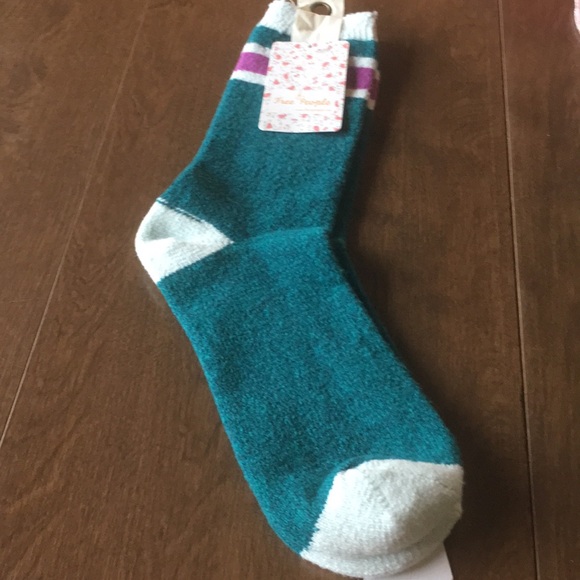 Free People Peacock Combo Cozy Socks - NWT - Picture 4 of 8